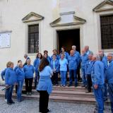 ... concerto al tramonto del CORO C.A.I. di Vittorio Veneto al Santuario di Santa Augusta del 2014 ...